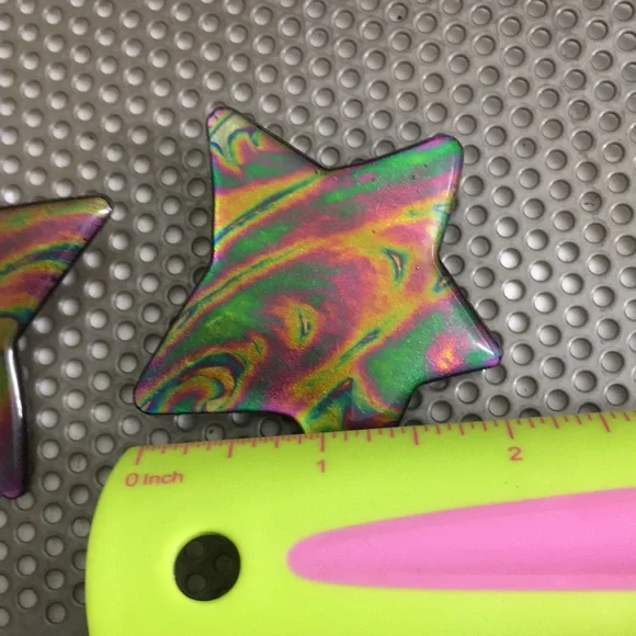 🖤Big Star clip earrings - Picture 13 of 17